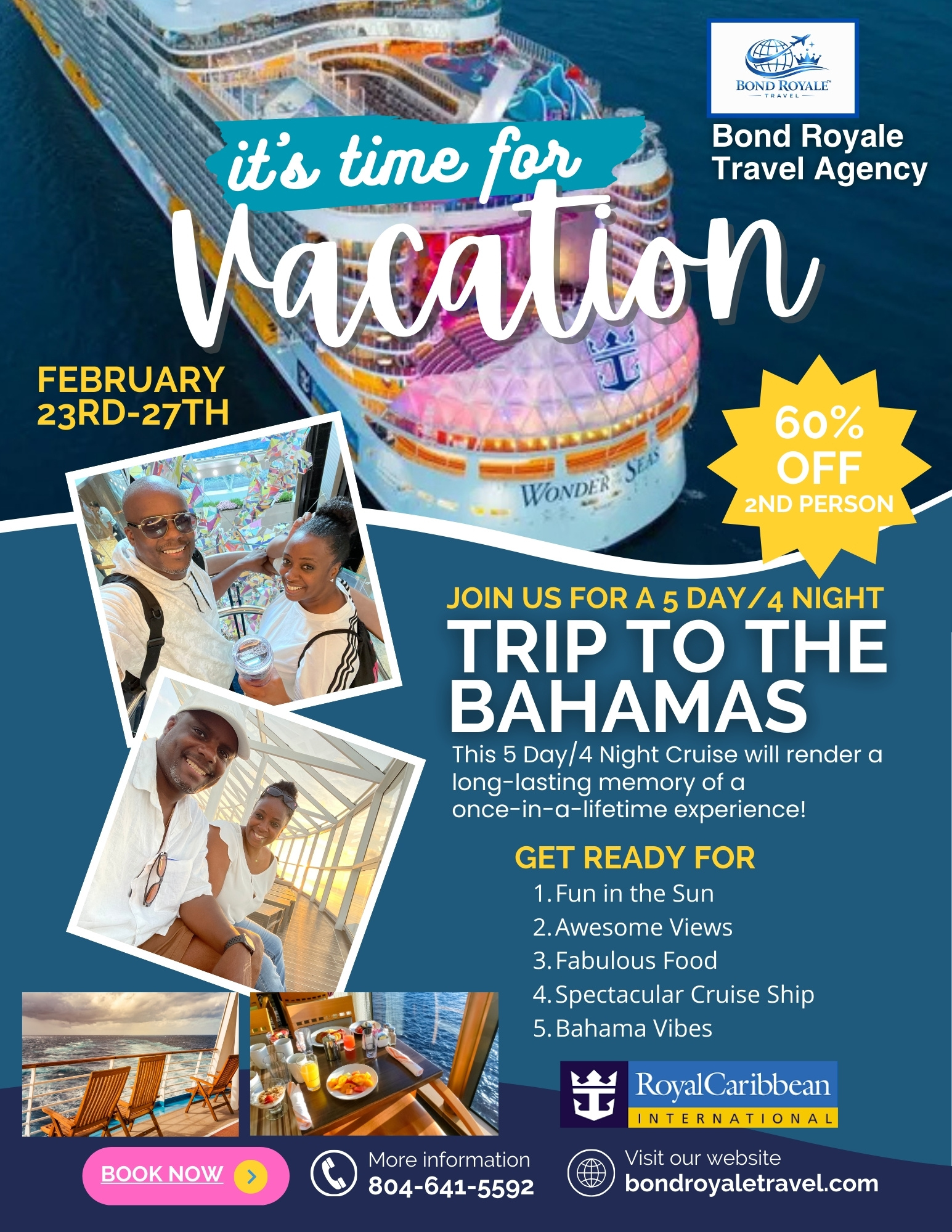 bond royale to bahamas 2-23s